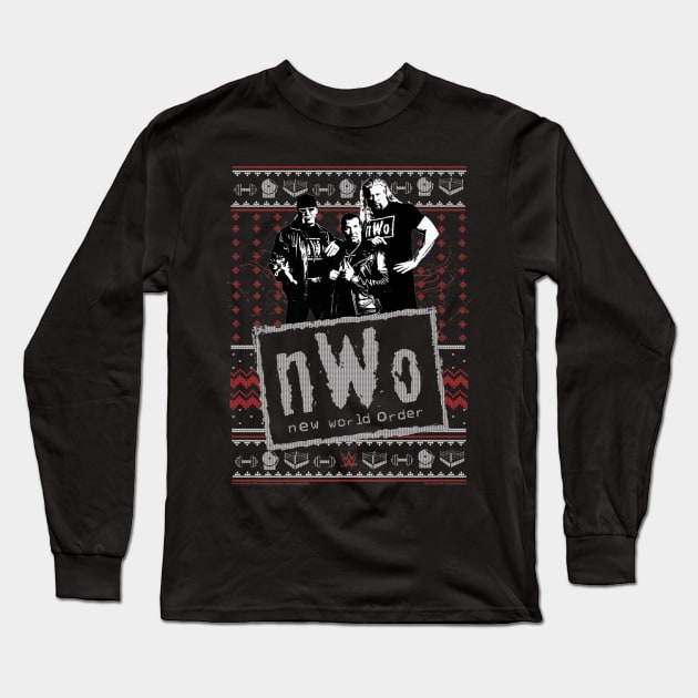 nWo Christmas Ugly Long Sleeve T-Shirt by Holman